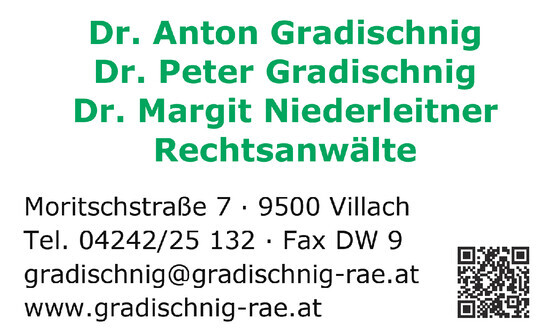 Dr. Anton Gradischnig Dr. Peter Gradischnig