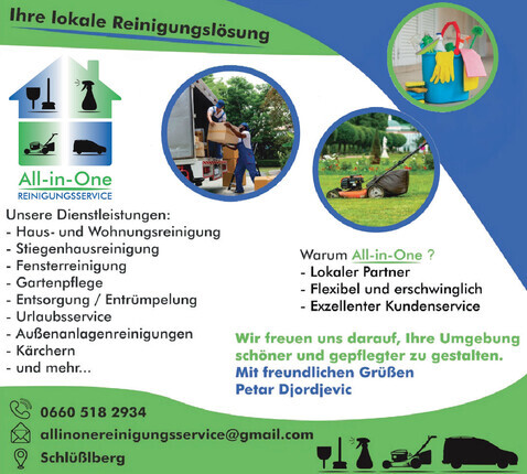 All-in-One Reinigungsservice