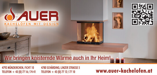 Auer Kachelofen mit Design