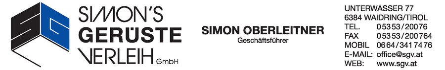SIMONS GERÜSTE VERLEIH GmbH